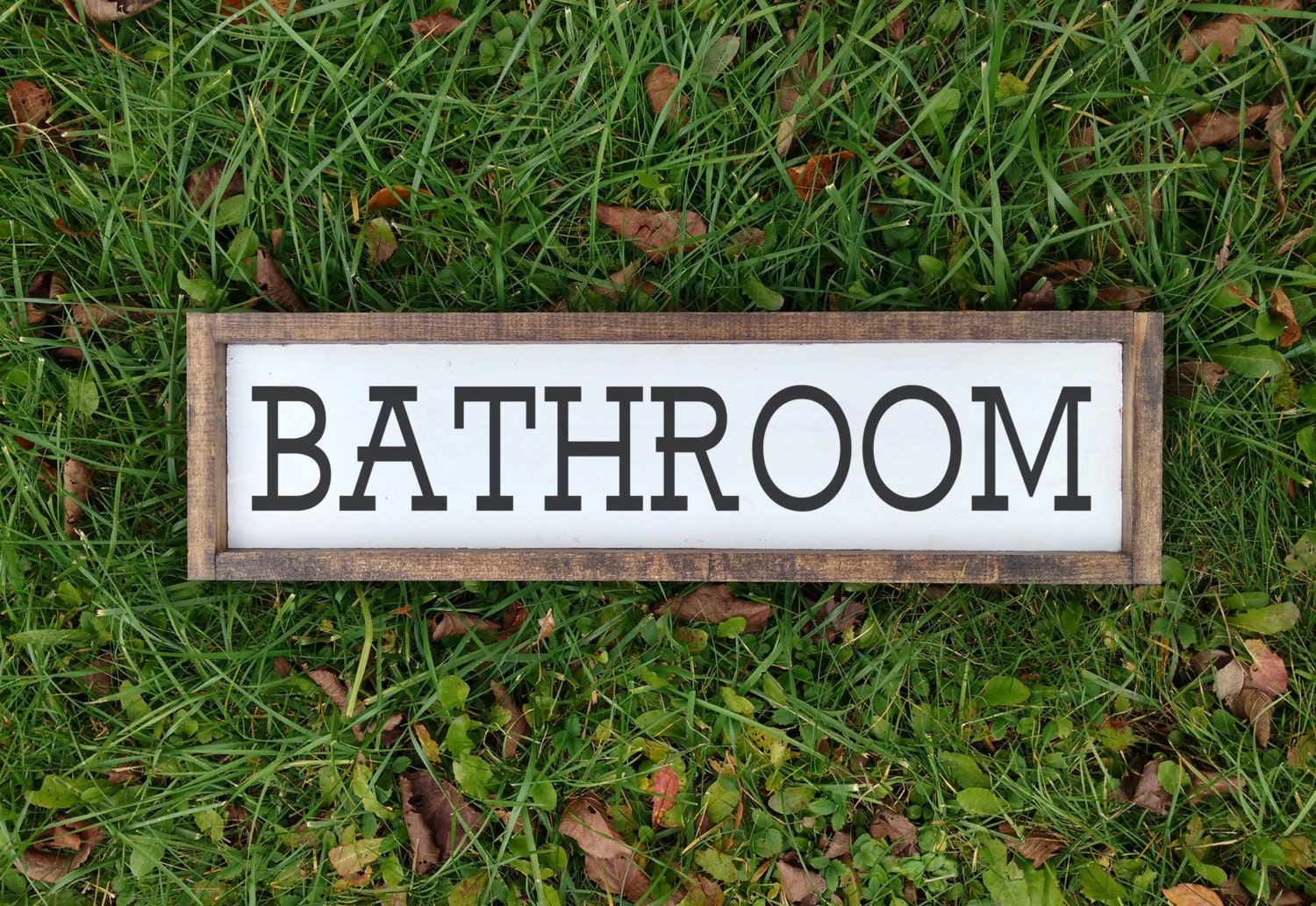 Bathroom wall decor sign wooden sign bathroom sign rustic