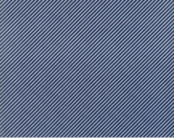 Scrumptious Stripe Navy Basics by Bonnie and Camille from Moda -1 yard