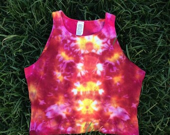 SALE Hand Dyed Crop Top
