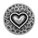 6 Heartfelt 11/16 inch ( 18 mm ) Metal Buttons