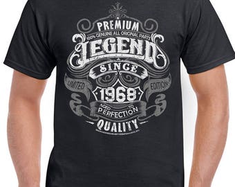 Premium Legend Since 1968 - 50th Birthday - Mens Funny T-Shirt 50 Year Old