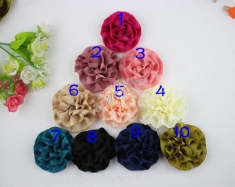 Carnation Fabric Flower - Fabric Flower - Handmade Accessories For Headbands