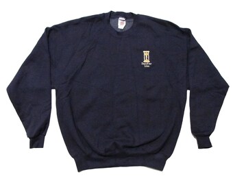 Vintage Days of Our Lives Embroidered Navy Blue Sweatshirt X-Large 90s Sportswear Soap Opera TV Show Promo