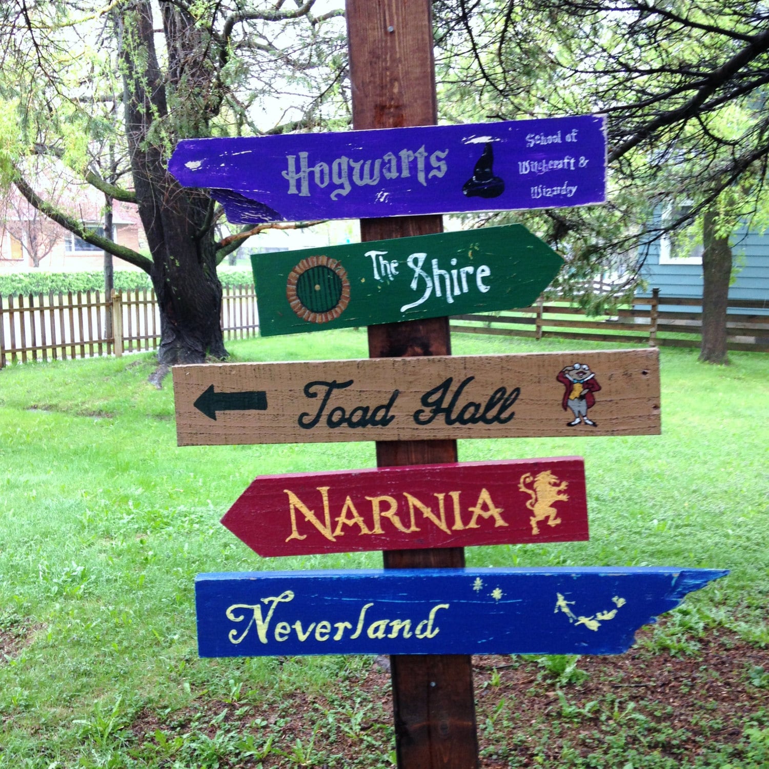Wooden Directional Sign 5 Pack Choose Any 5 Signs Available