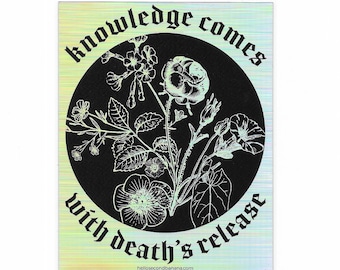 Death's Release // Holographic Sticker