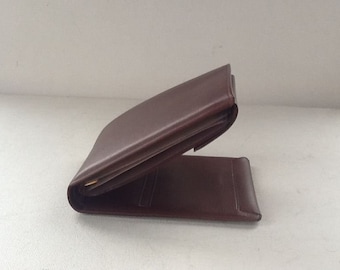 Vintage Buxton Leather Wallet / Genuine Brown Leather Wallet / Brown Wallet