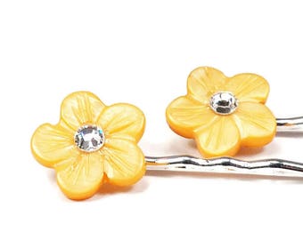 Handmade Flower Hair Jewelry Set