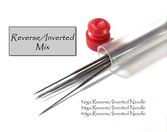 Reverse/Inverted Mix felting needles - 36g, 38g, and 40g - Choose from 3, 9, 15, 24 or 30 needle packs.