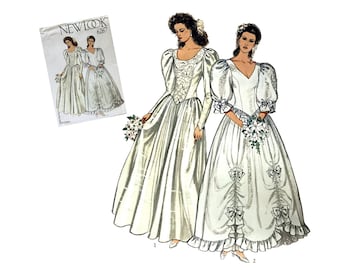 Vintage Bridal Gown Pattern Wedding Dress Pattern New Look 6267 Sewing Pattern Misses Size 8 10 12 14 16 18 Rare Pattern Collectible Pattern