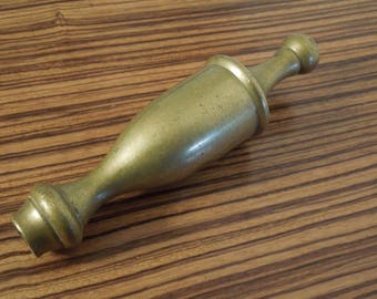 1930's Brass Finial , Stand Up Lamp Finial , Brass finial