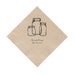 Wedding Napkins with Mason Jars Personalized Set of 100 Napkins Country Rustic Wedding