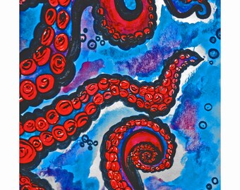 Octopus Art Print