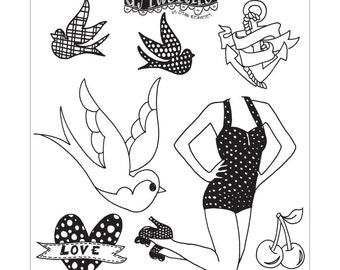 Dyan Reaveley's Dylusions Cling Stamp Collections 8.5"X7" - JAY JOLLIES