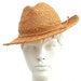 Handmade hat woven straw vintage 50's made in italy