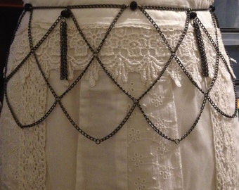 Chainmail Body Jewelry With Muticolored Chains