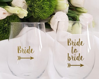 DIY Bridal Party Glass Decal sticker - Bride Tribe, Team Bride Hens Night decor