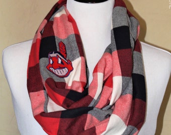 Indians Flannel Scarf - Men's or Women's