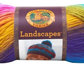 Lion Brand Yarn 545-201 Landscapes Yarn, Boardwalk