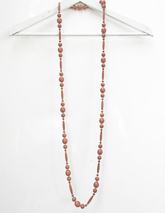 Wood necklace for women Vintage