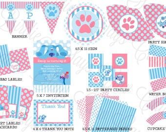Blues Clues Birthday Party Pack -- Printable Custom DIY