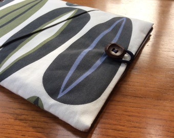 11" MacBook Air cover case, geometric retro design with pocket, laptop cover