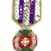 Single or Pack Cross Medal Badge Appliqué, Sequin Beaded, 3.5" x 2" -B354-0299-0413