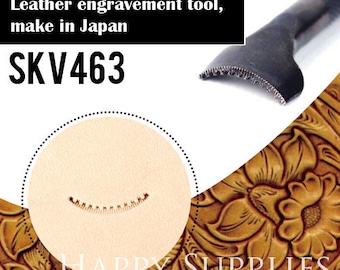 1pcs Leather Carving for Leather Craft, DIY Leather Craft Stamp for Hand Stamping Custom Steel Seal,Steel Leather Engrave Tool (SKV463)