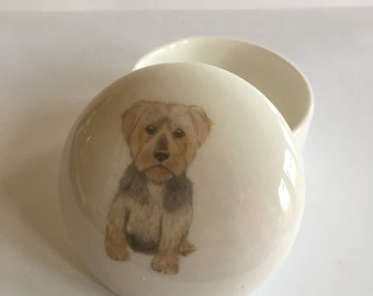 Small Yorkshire Terrier Trinket Box