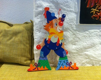 Vintage Jumping Jack Wood Toy Wall Decoration Made in Germany Mertens