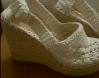 Crochet sandals - women crochet sandals, made to order, crochet sandals
