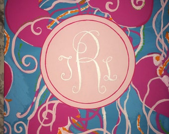 Lilly Monogram Painting