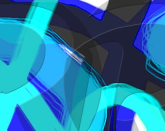 Colors Abstract - Digital Art print - Horizontal