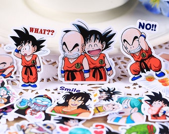 40 Pcs Dragon Ball Sticker Pack/Anime Stickers/Decorative Stickers/Laptop Suitcase Deco/Scrapbooking/Diary Deco