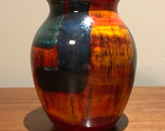 Vintage Poole Pottery England Gemstones Vase