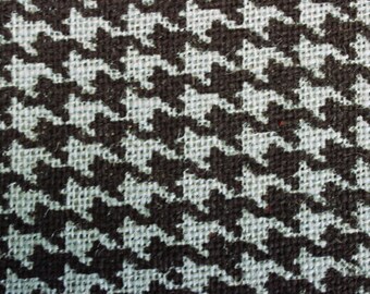 Burlap Print Houndstooth Billow - 60" x 20 Yards