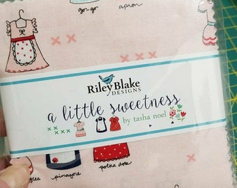 Tasha Noel Little Sweetness 5" squares Charm Pack quilting cotton fabric