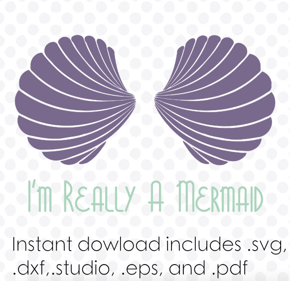 Free Free 141 Mermaid Bra Svg SVG PNG EPS DXF File