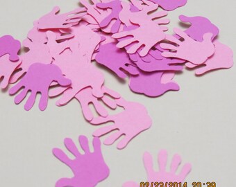 Handprint Die Cuts/Embellishment/Confetti