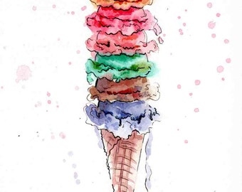 Flores acuarela azul impresión aciano acuarela Blue print