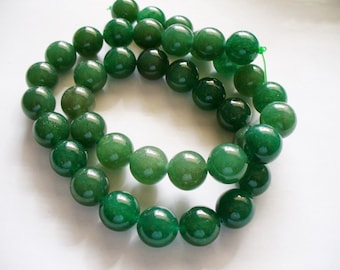 Aventurine Beads Gemstone Green Round 10mm