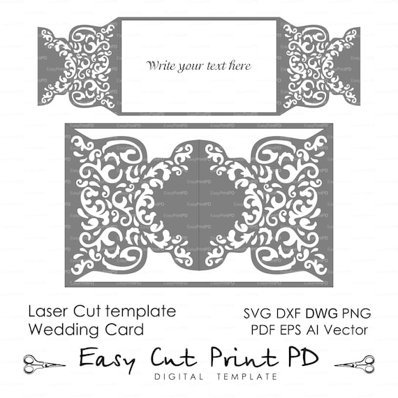 Download Wedding invitation Pattern Card Template shutters gates doors