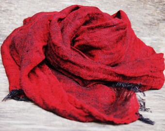 100% Linen Scarf, Many Color, Eco Scarf, Women, Men Accessories