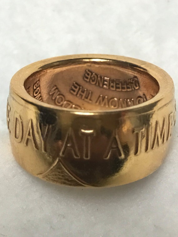 One Day at a Time Recovery Ring