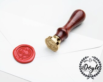 Customized Wedding Wax Seal Stamp - Tracking number
