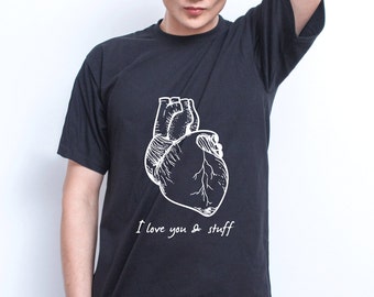 Love tee | Men's tshirt | Valentine's day tshirt for him | Valentine's gift | Slogan t-shirt | Custom t-shirt | T-shirt prsonalized