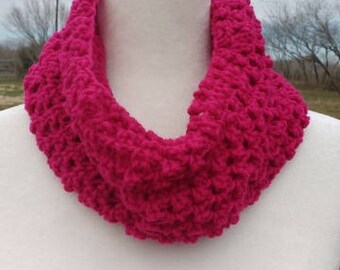 Crochet Cowl or neckwarmer (available in two colors)