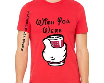 wish you were beer t shirt