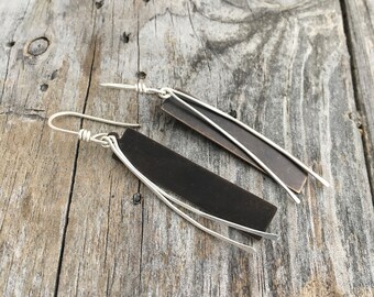 Sterling Silver Handmade Earrings By Joy Kruse Wild Prairie Silver 'Prairie Grass'