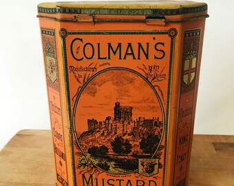 Vintage Coleman's Mustard Tin