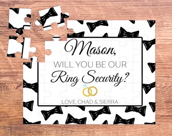 ring security puzzle / ring bearer puzzle / ring bearer / ring bearer gift / ring bearer proposal / ask ring bearer / ring bearer card